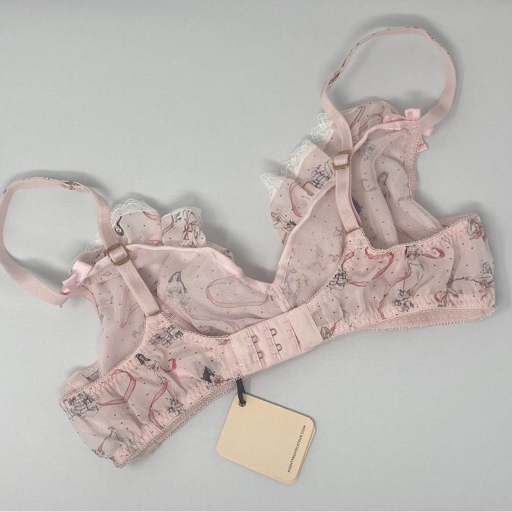 Agent Provocateur Cinta Pink Soft Cup Bra NWT *SALE* - Picture 7 of 10